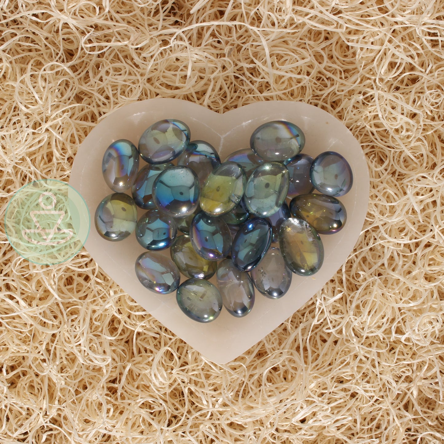 Aquamarine Aura Quartz Large
