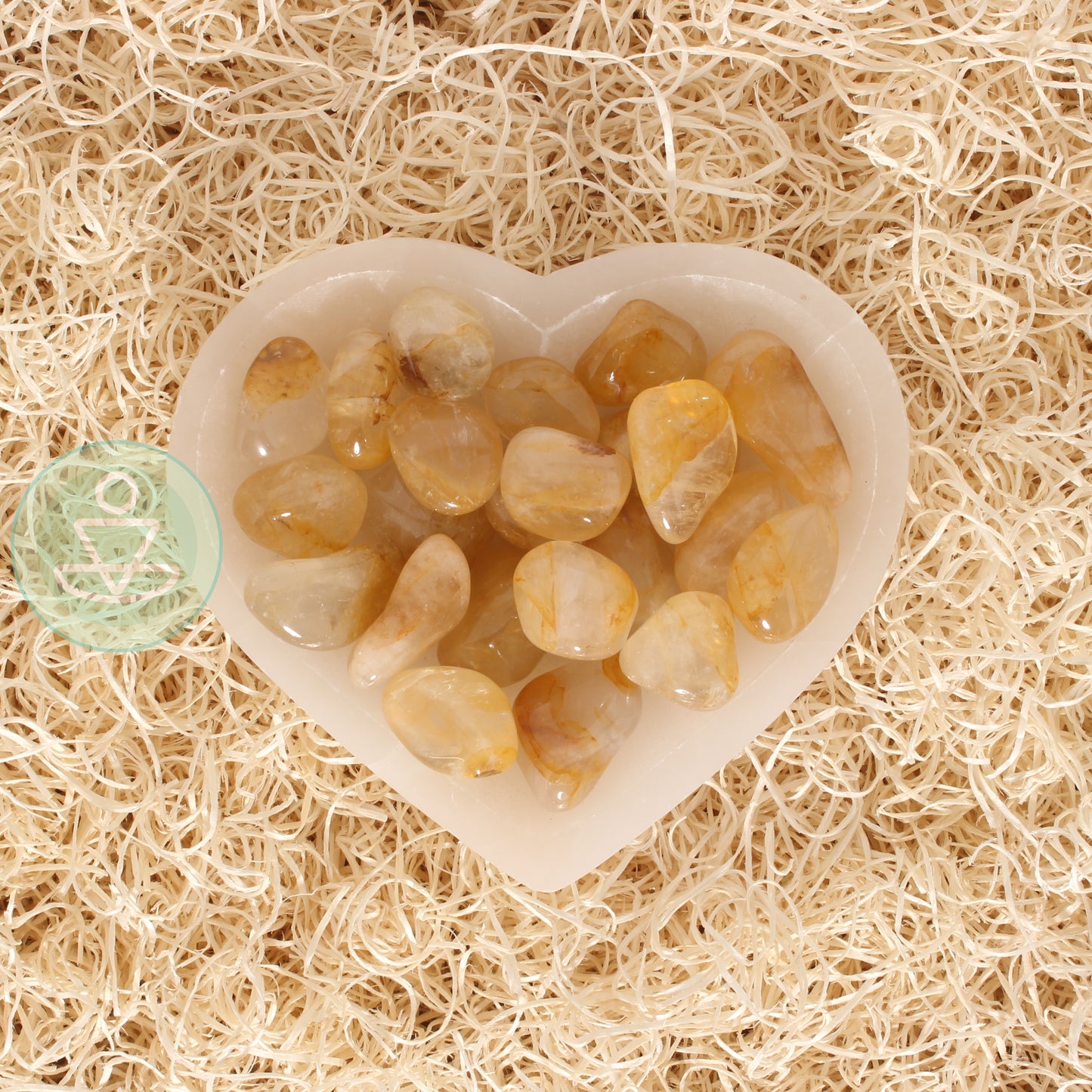 Haematoid Quartz Yellow Light Large