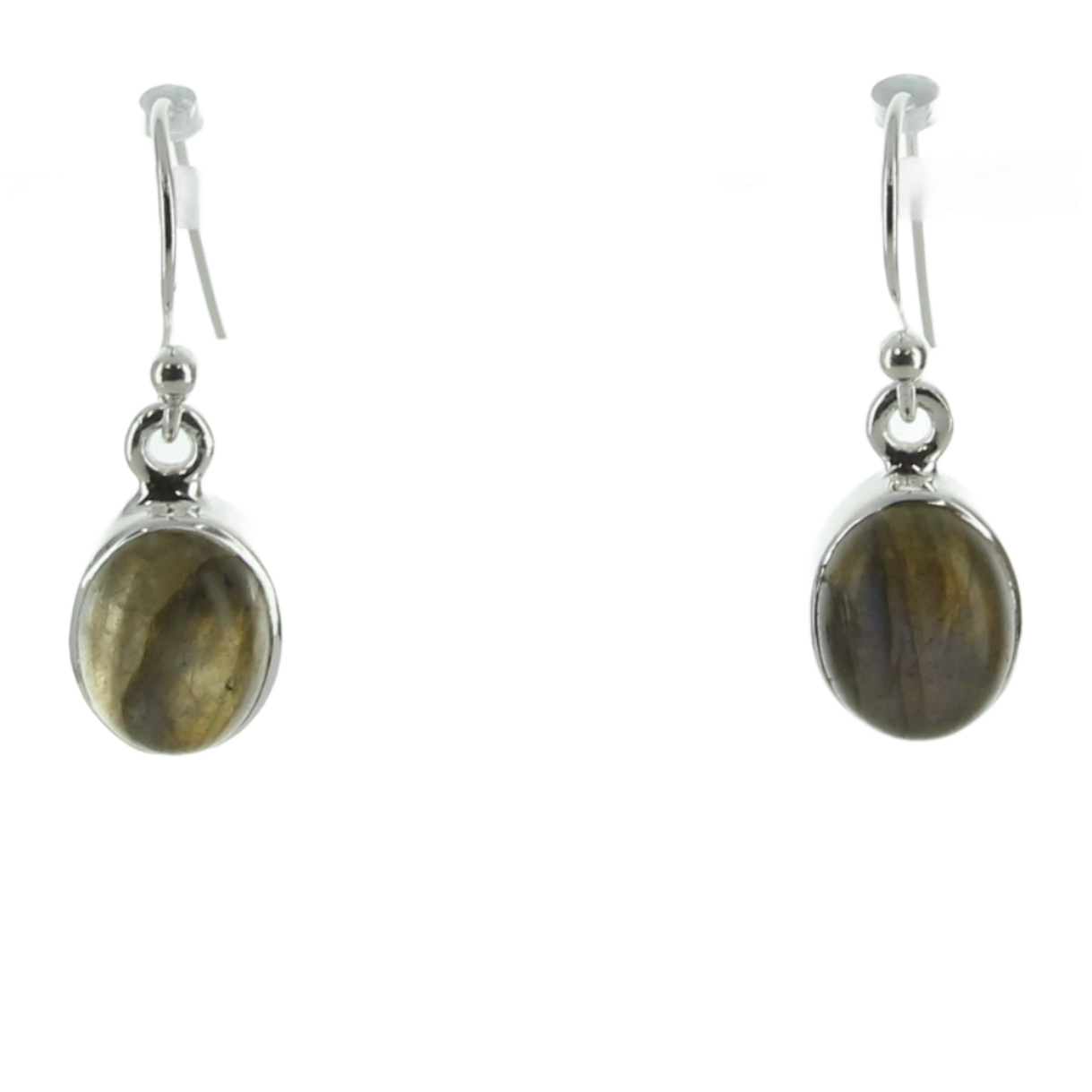 Labradorite Oval Earrings