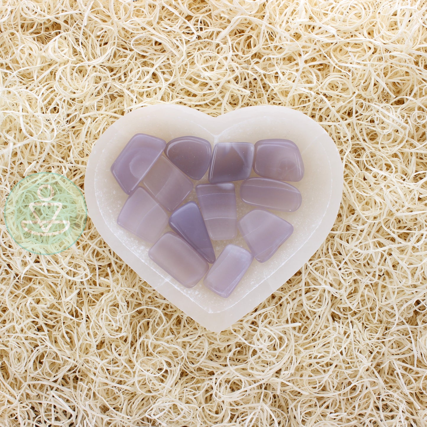 Lavender Fluorite Slice Large