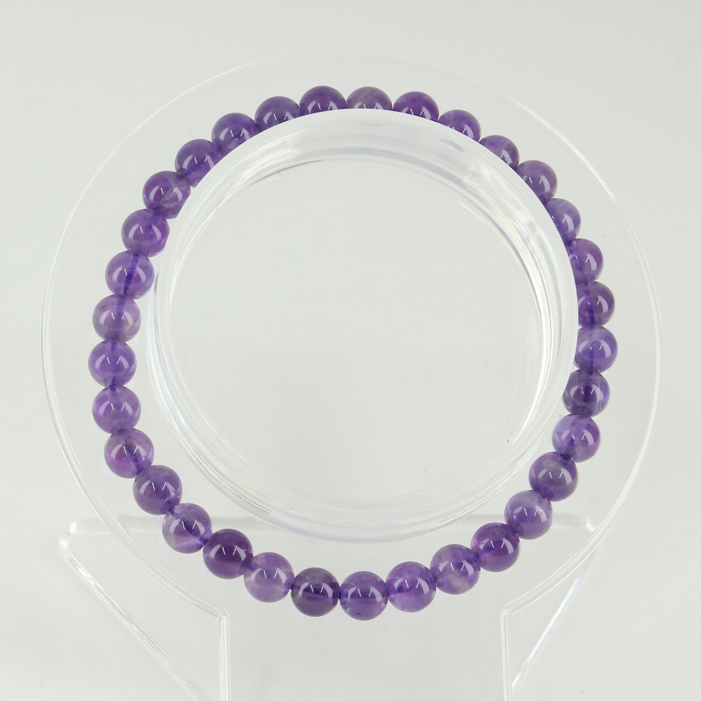 Amethyst Bracelet 6mm