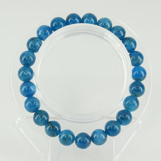 Apatite Blue Bracelet 8mm