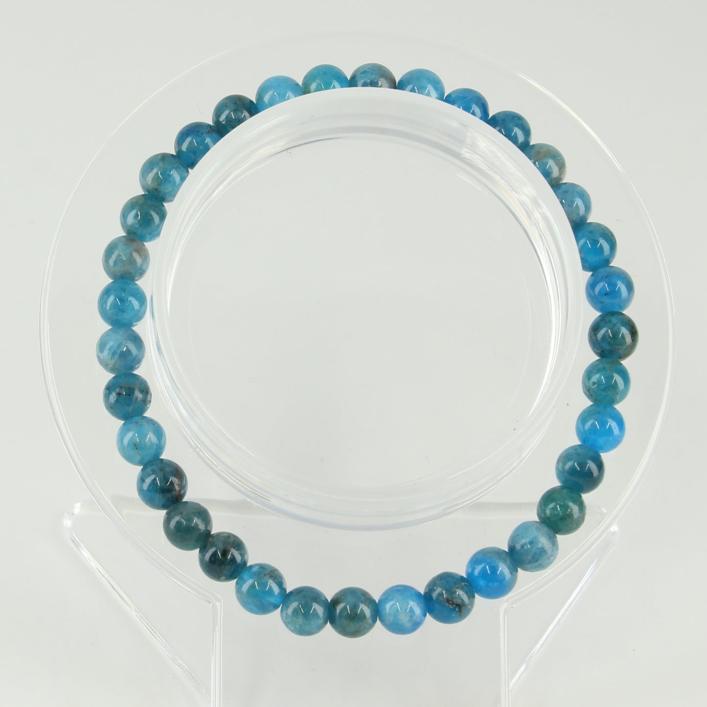 Apatite Blue Bracelet 6mm