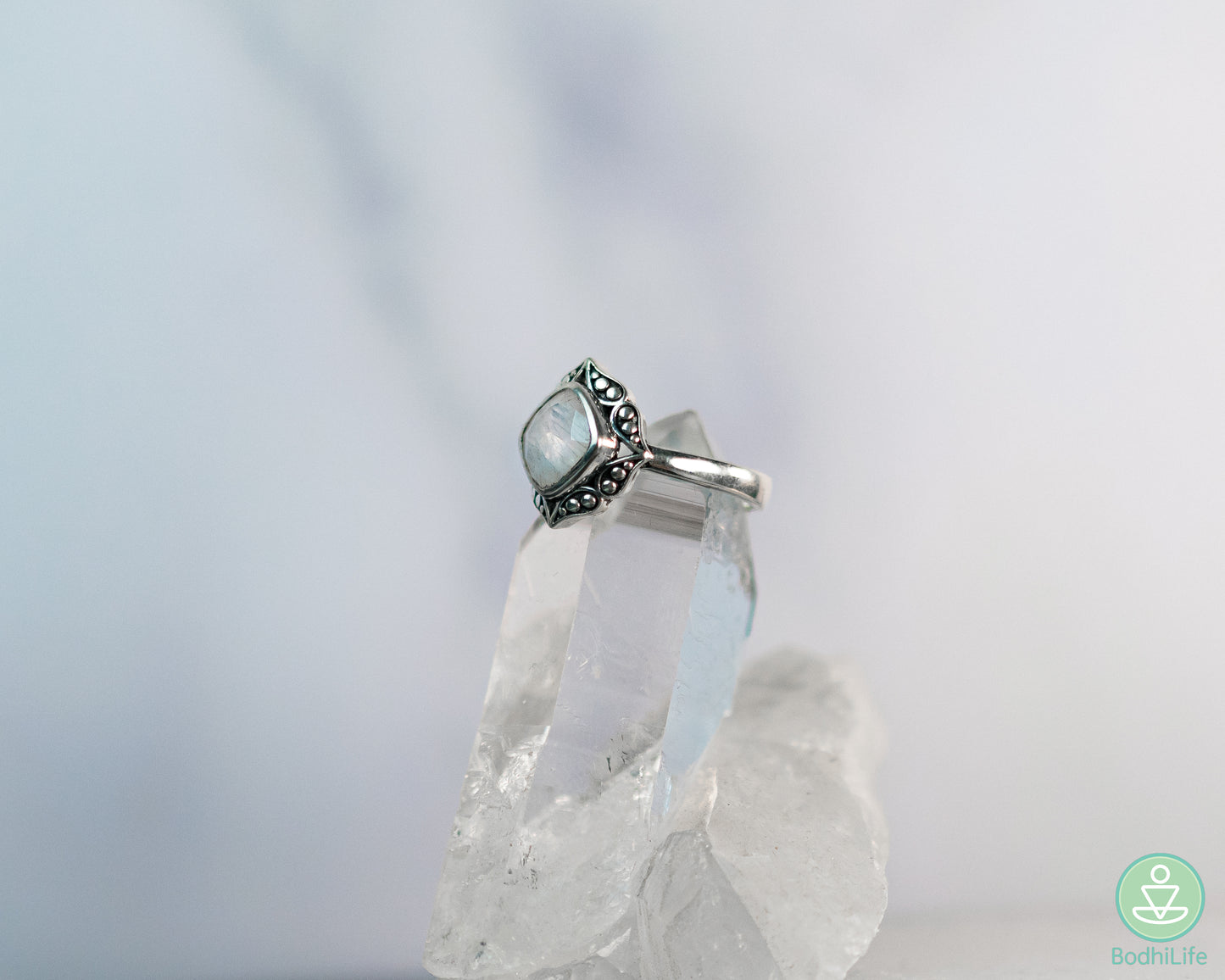 Moonstone Rainbow Ring 4