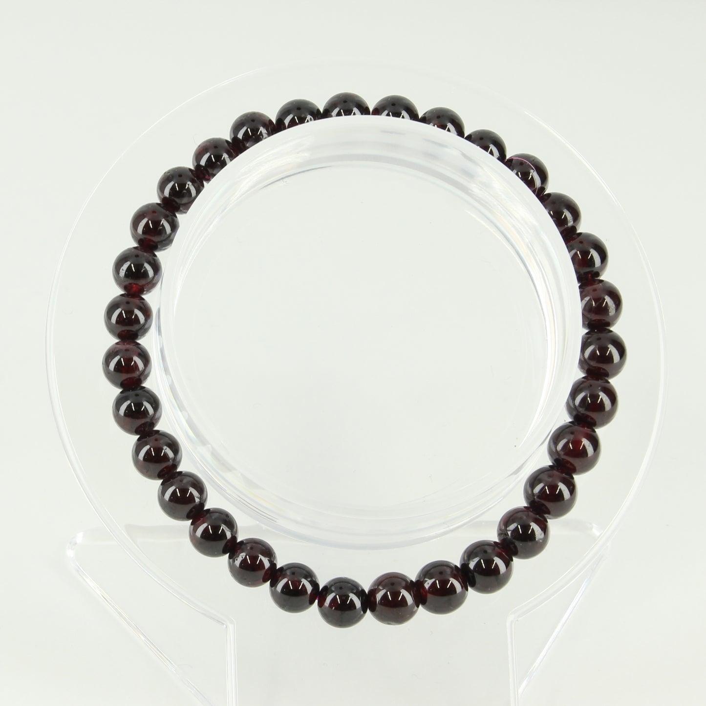 Garnet Red Bracelet 6mm