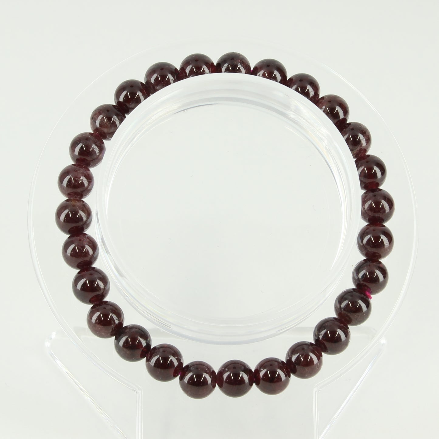 Garnet Red Bracelet 8mm