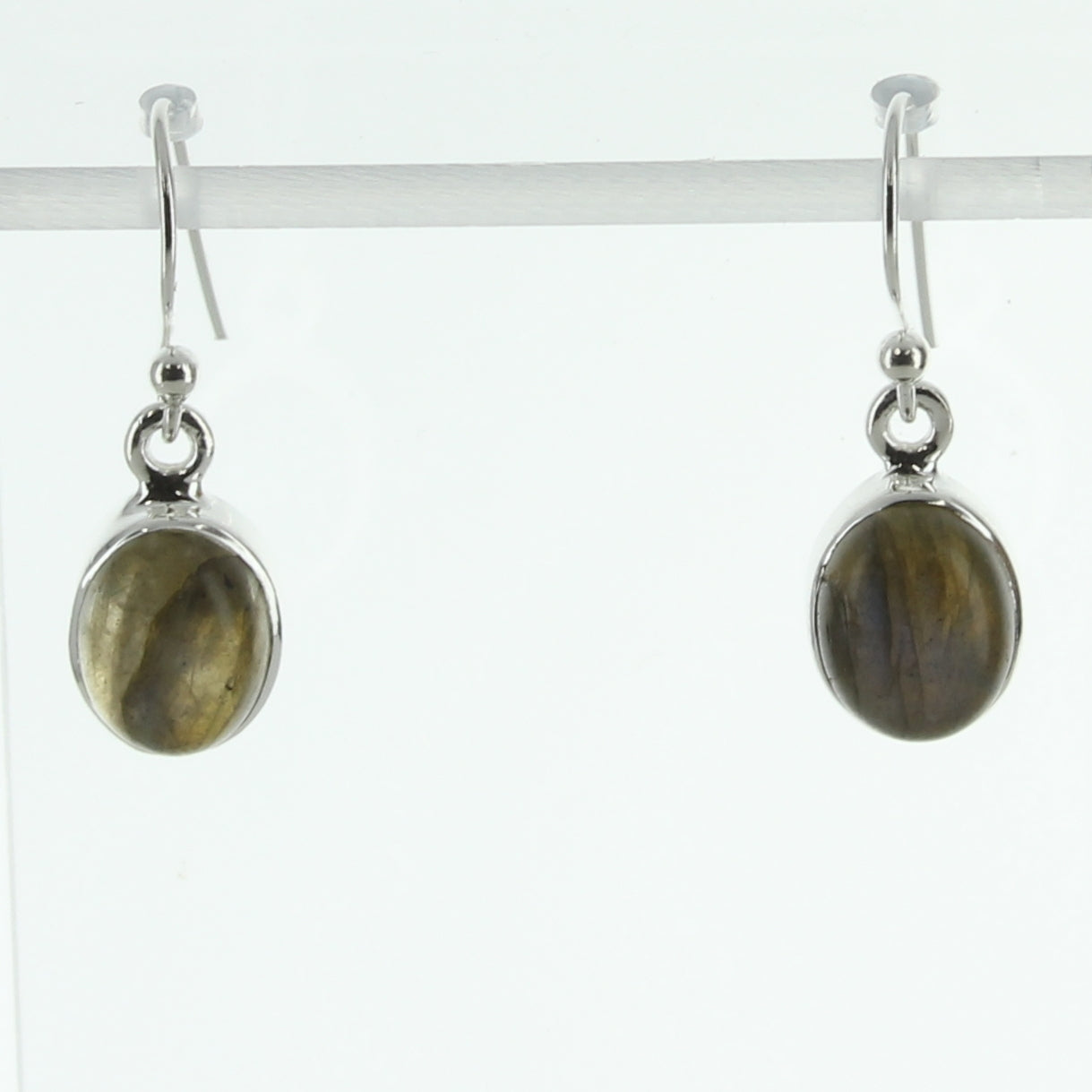 Labradorite Oval Earrings