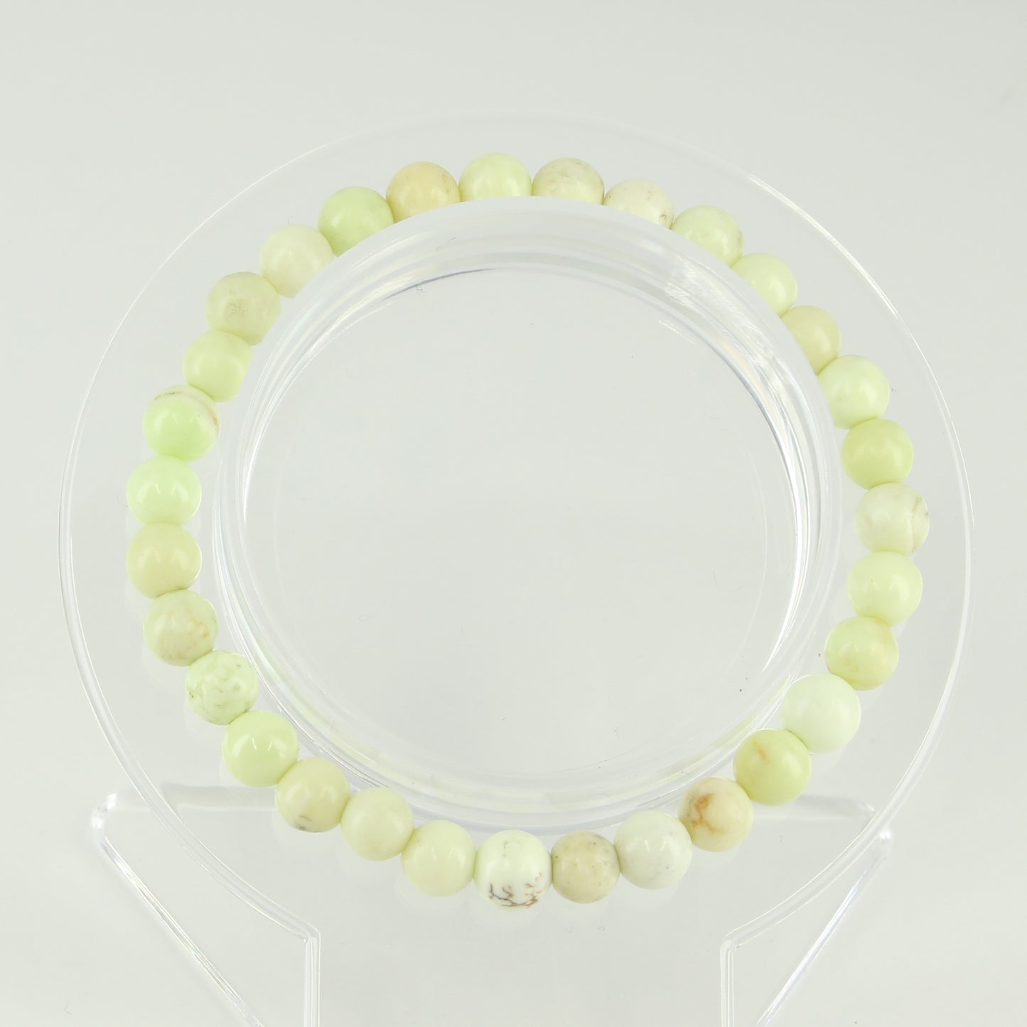 Lemon Chrysoprase Bracelet 6mm