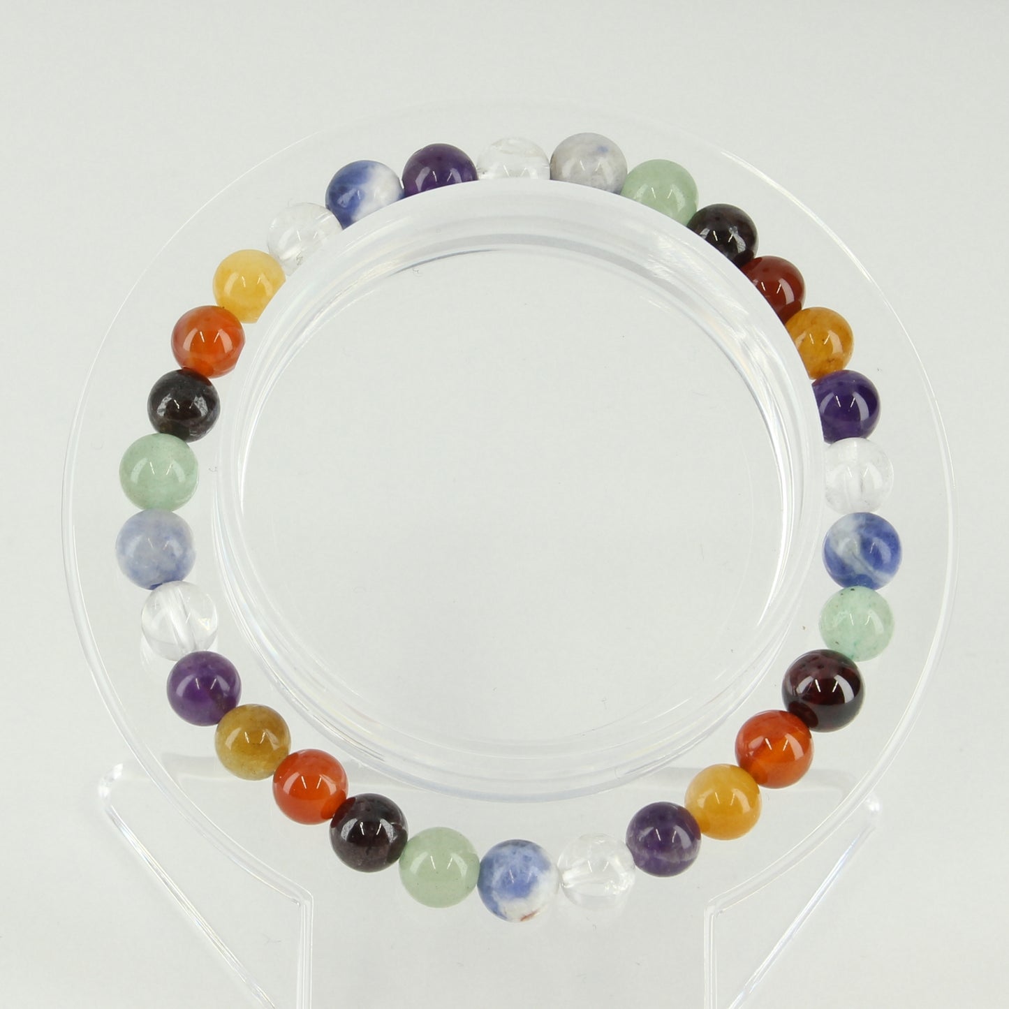 Mixed Stone Bracelet 6mm