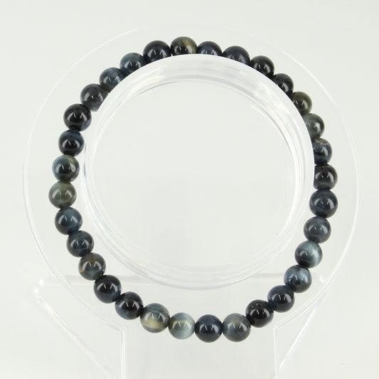 Tigereye Blue Bracelet 6mm