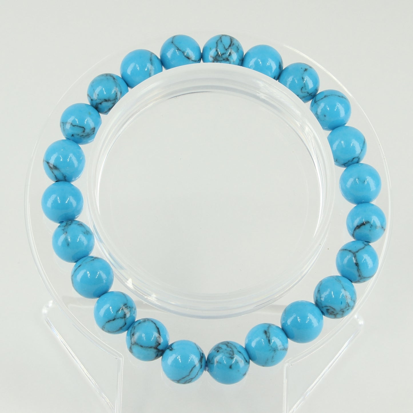 Reconstructed Turquoise Bracelet 8mm