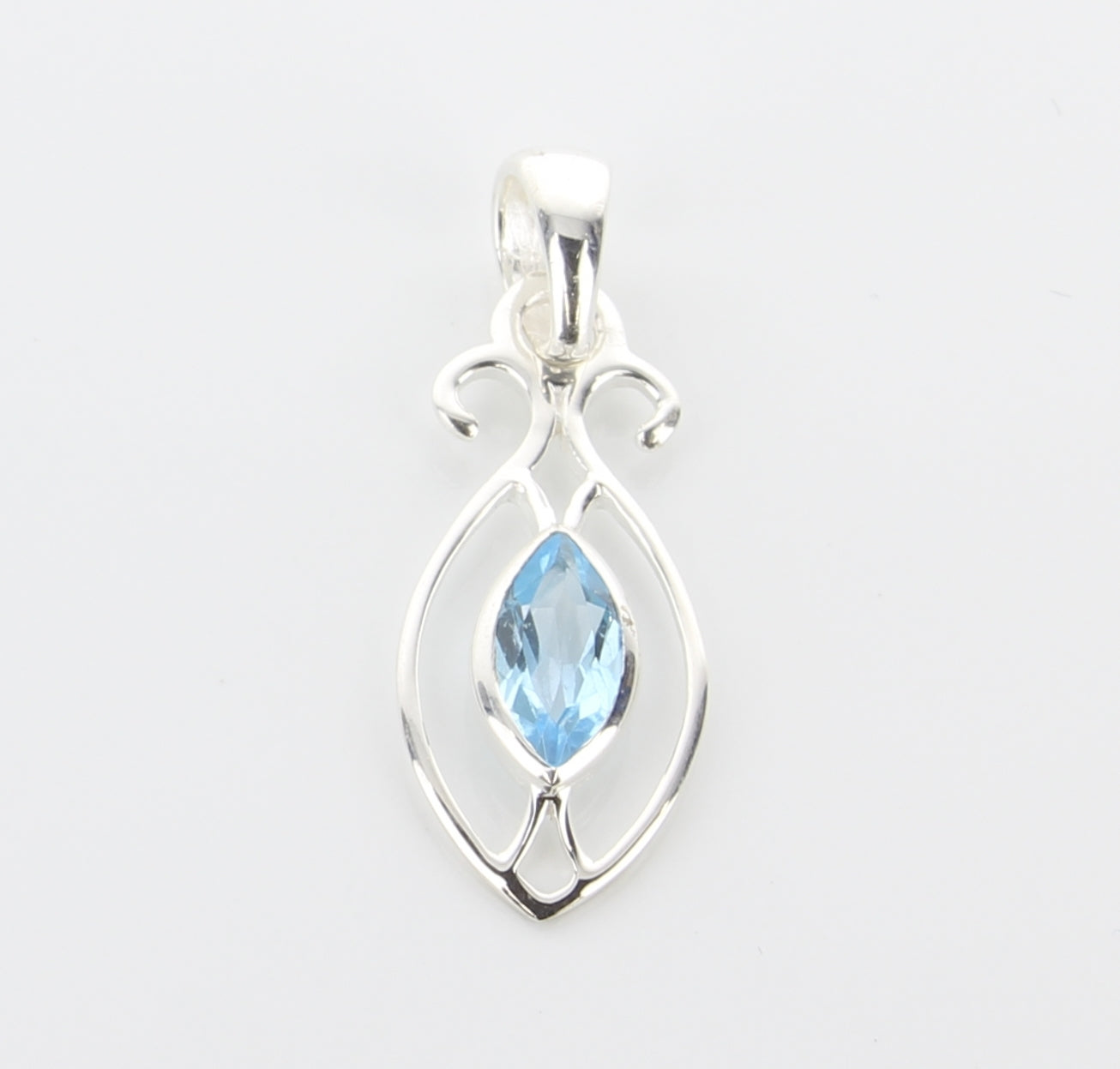 Light BLue Topaz Pendant